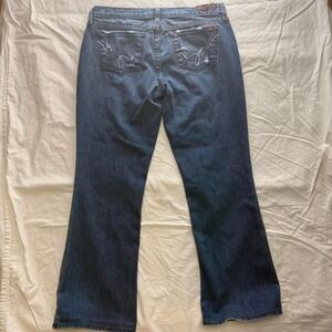 Blue 2 Boot Cut Jeans Sz 31 Made in USA Y2k Western